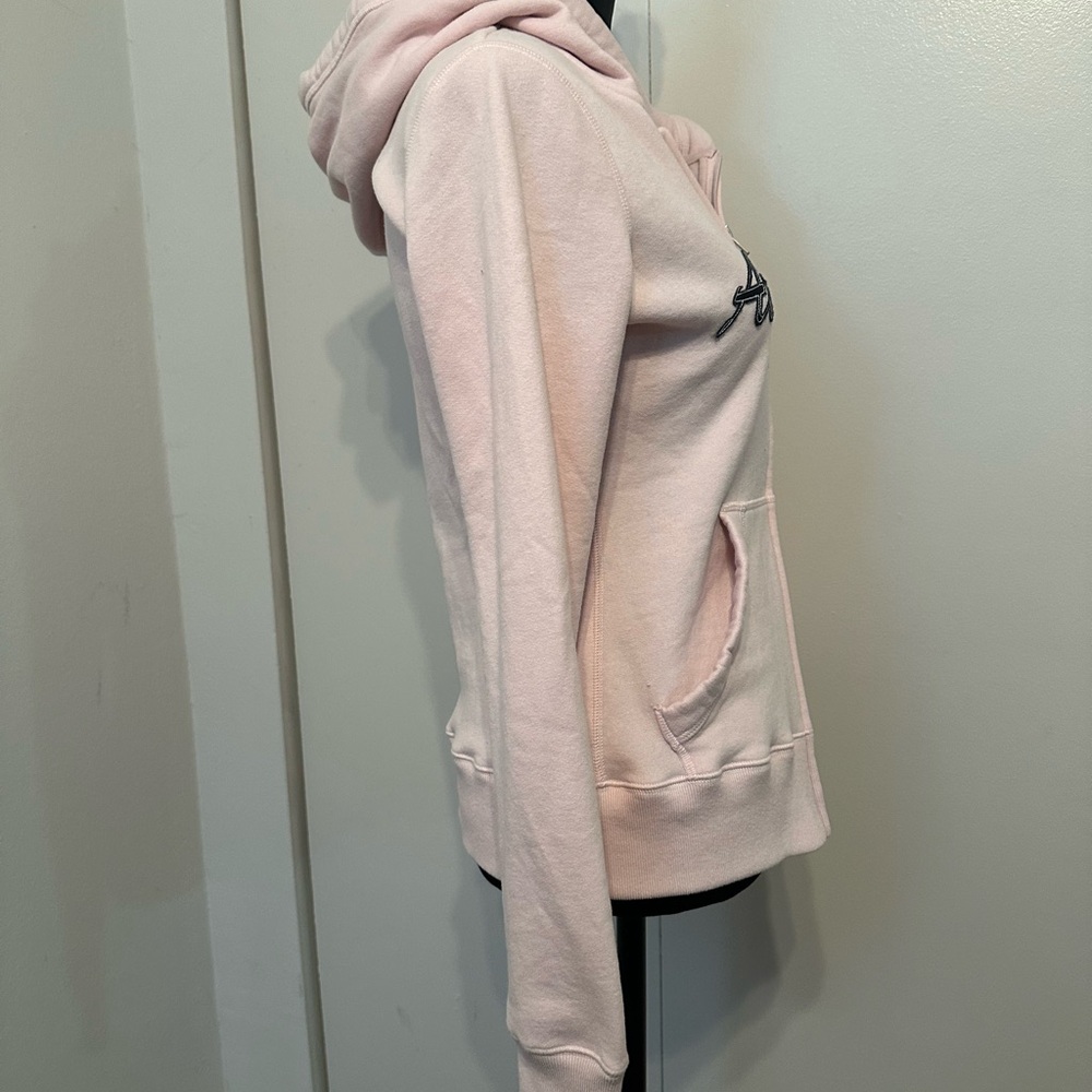 Hollister Light Pink Athletic Zip Hoodie - Picture 9 of 10